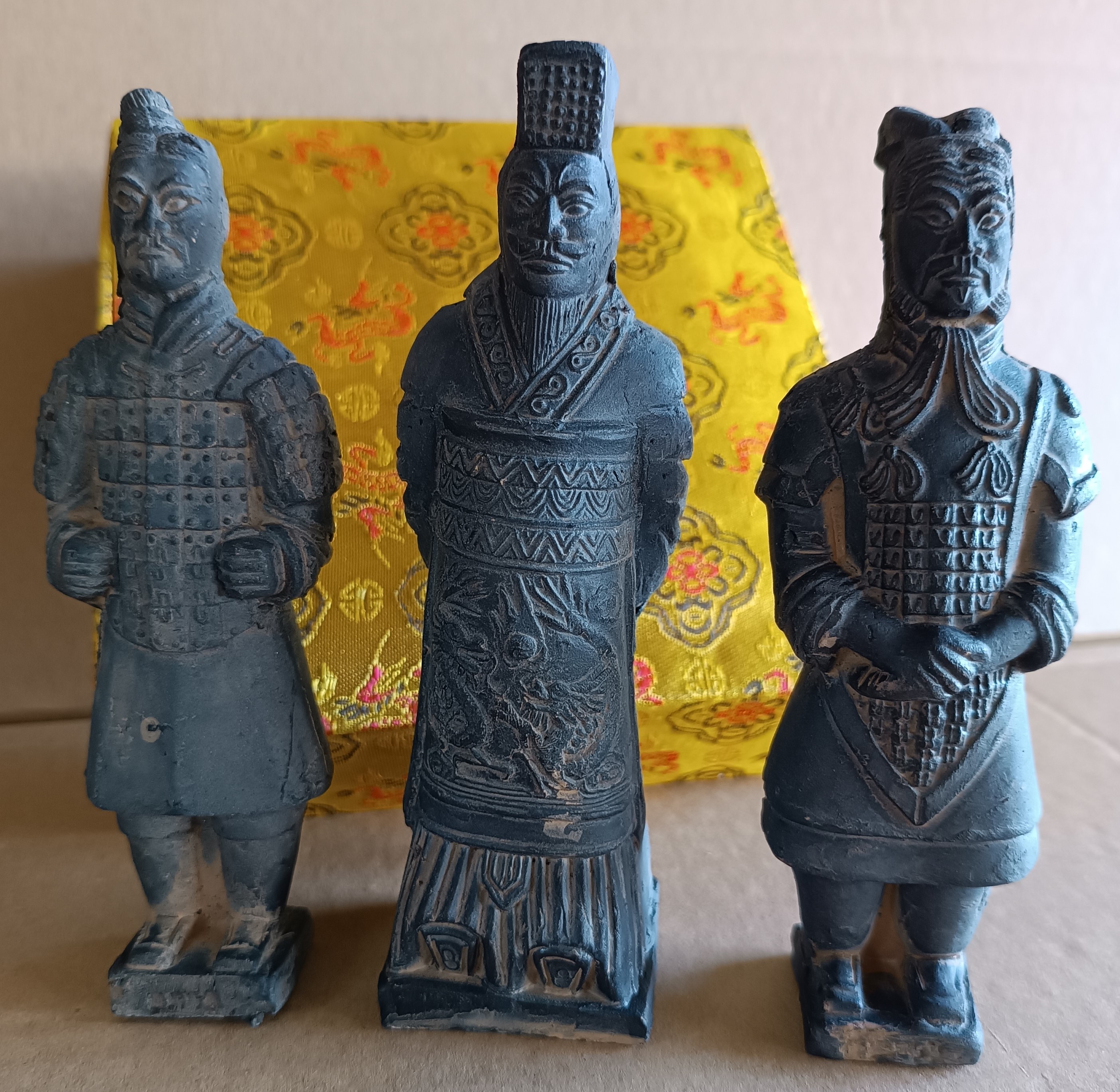 (image for) Entombed Terracotta Warriors of Xian, 15cm Range Miniatures, 3 Piece Set