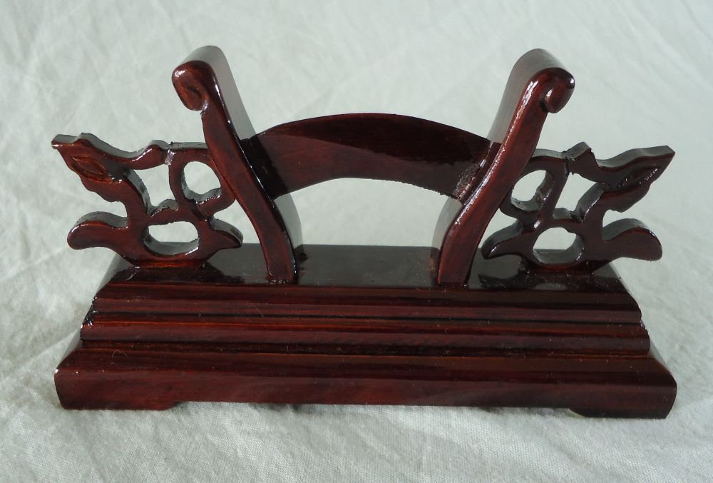 (image for) Chinese Hand Held Fan Stand, Suit Ladies, Spanish & Sandalwood Style Fans