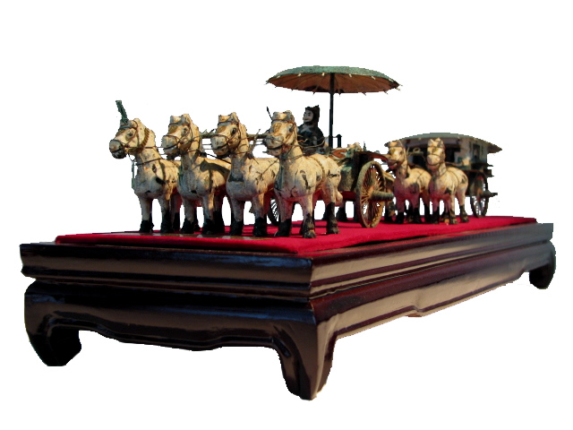 (image for) Entombed Terracotta Warriors of Xian, Command Chariot Set, 1/16th Scale