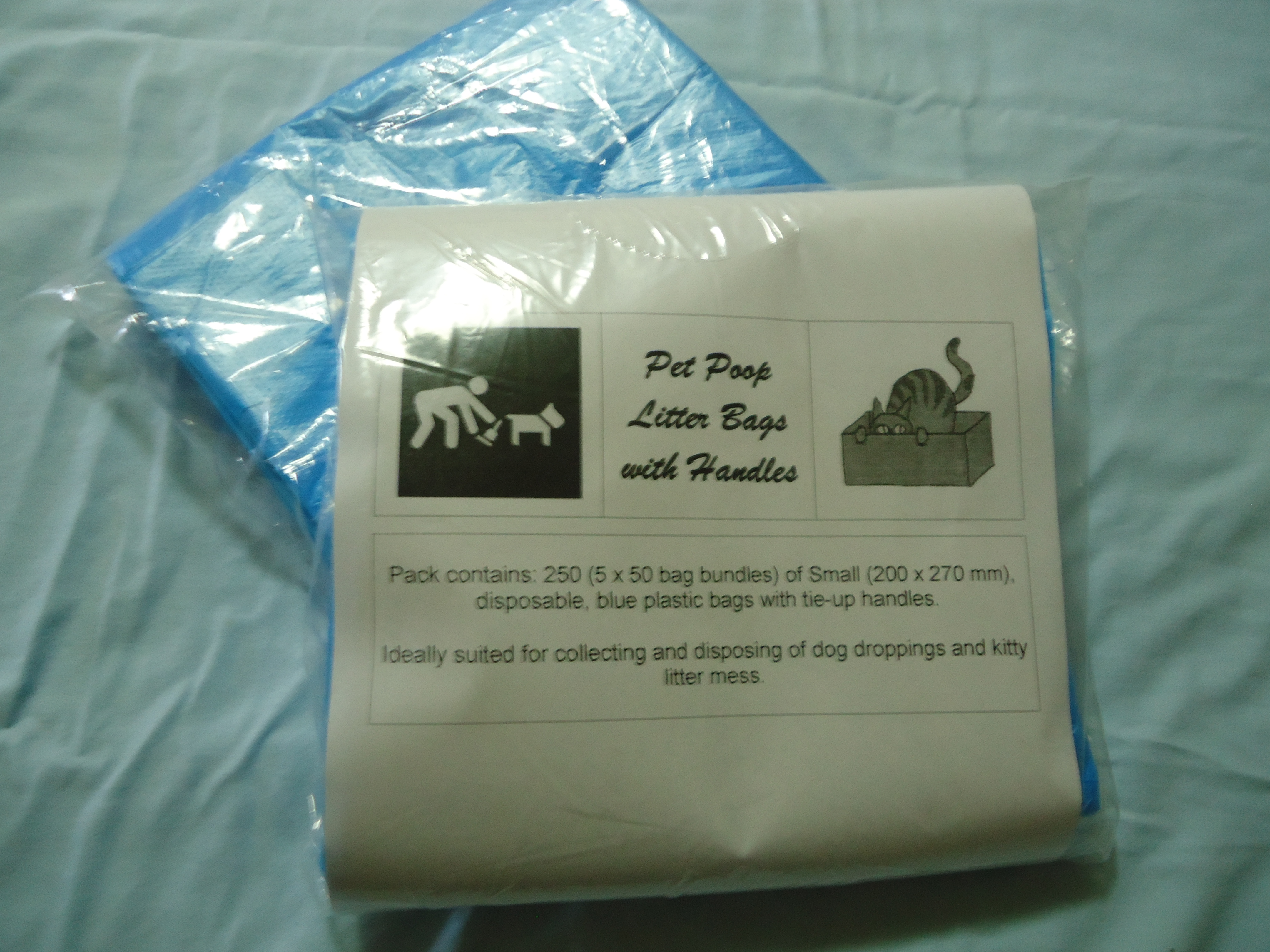 (image for) Pep Poop, Kitchen Litter Bags, Small 20x25cm Blue