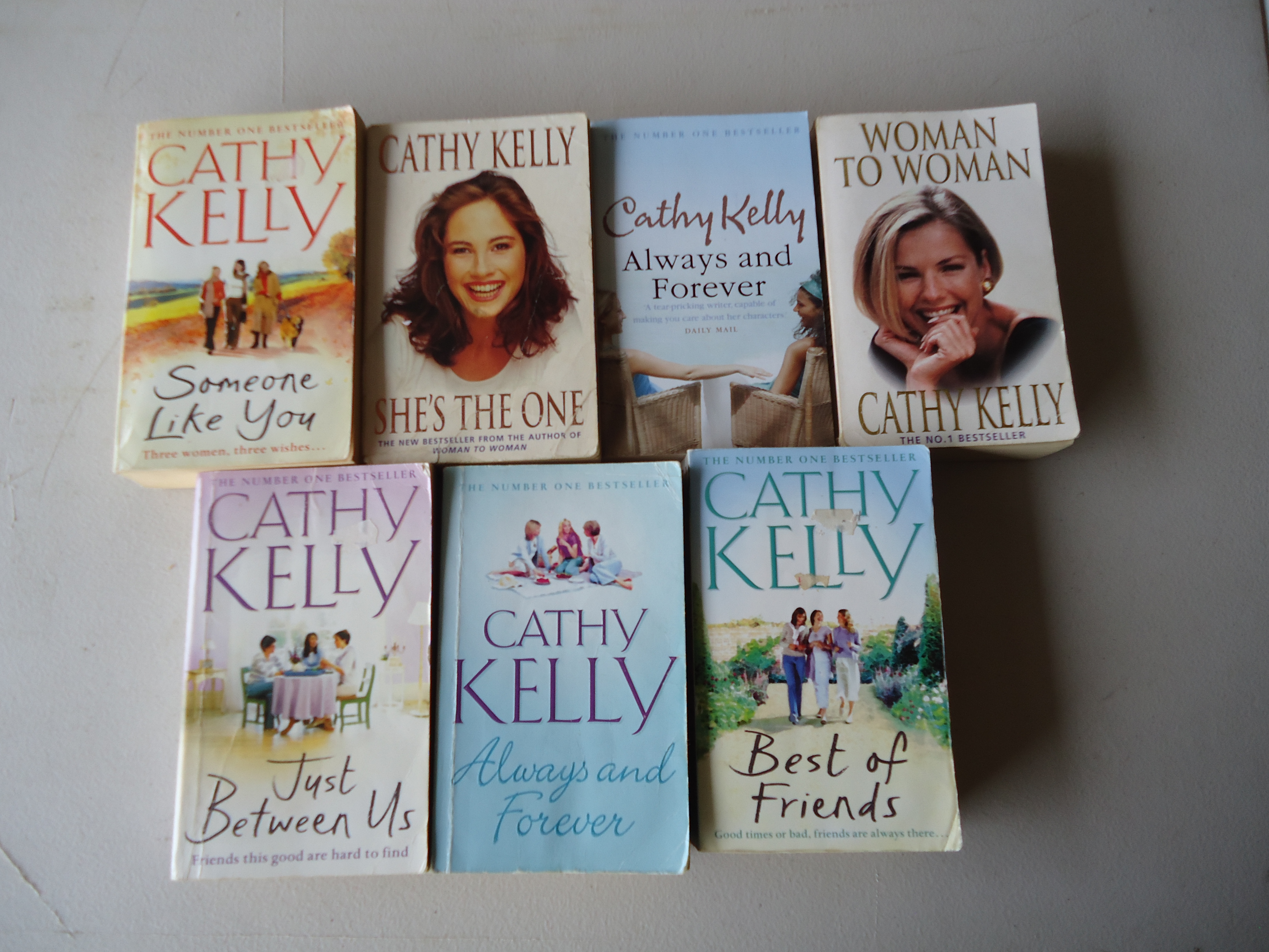 (image for) Paperback Novels - Cathy Kelly, 6 Titles, 7 Novels Available.