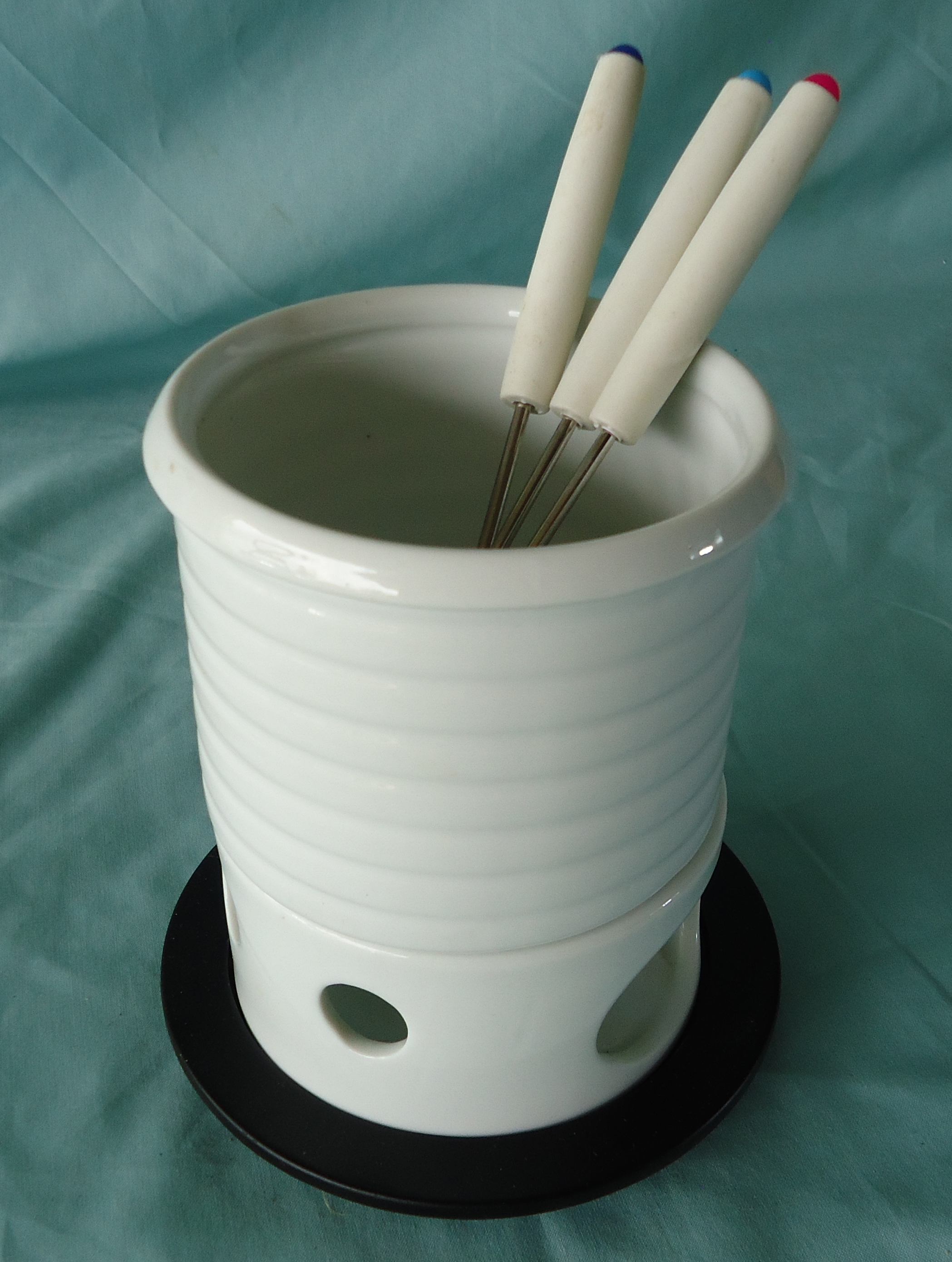 (image for) Mini Porcelain Fondue Set