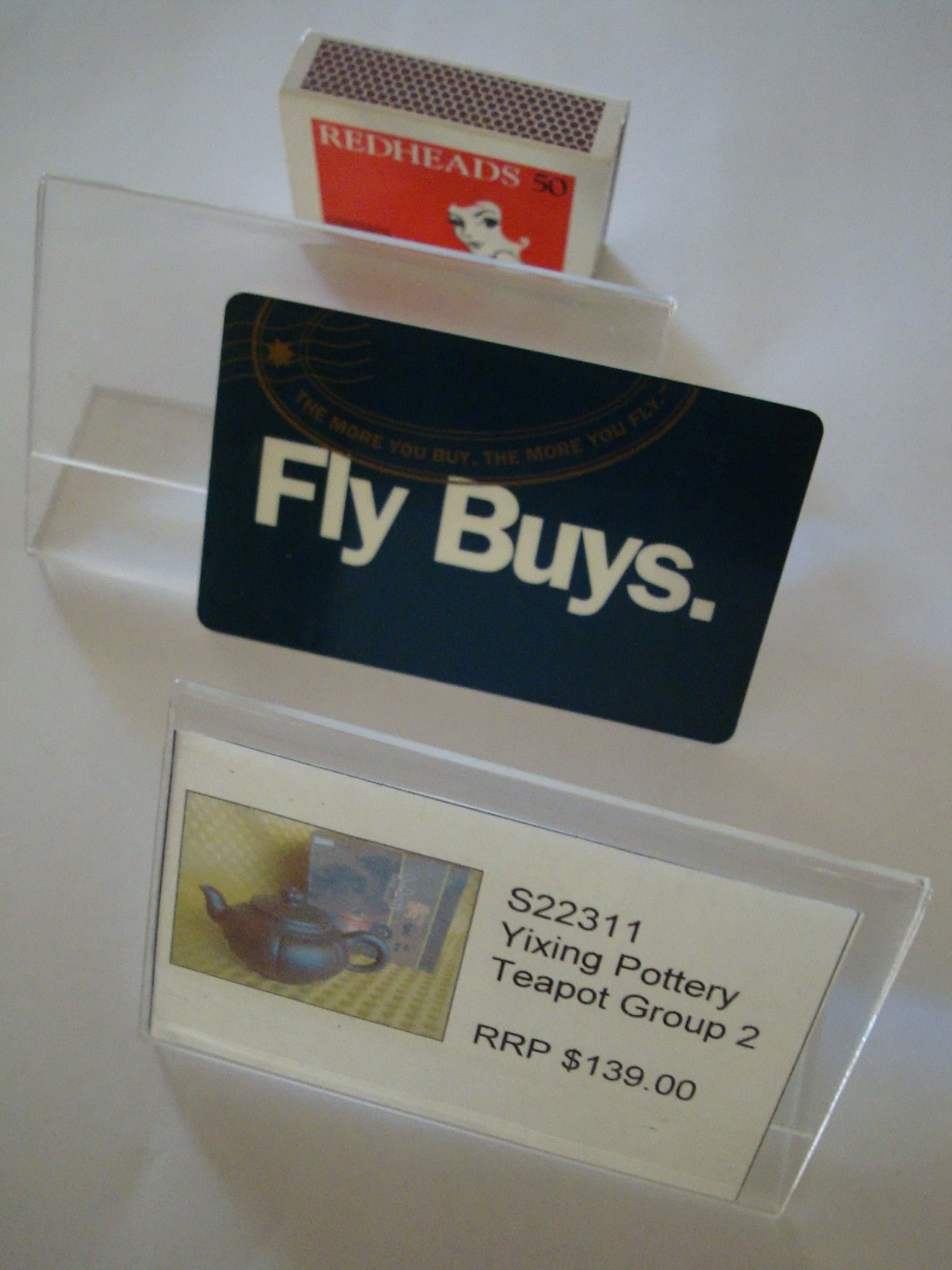 (image for) Business Card Size Slant Sign Holders.
