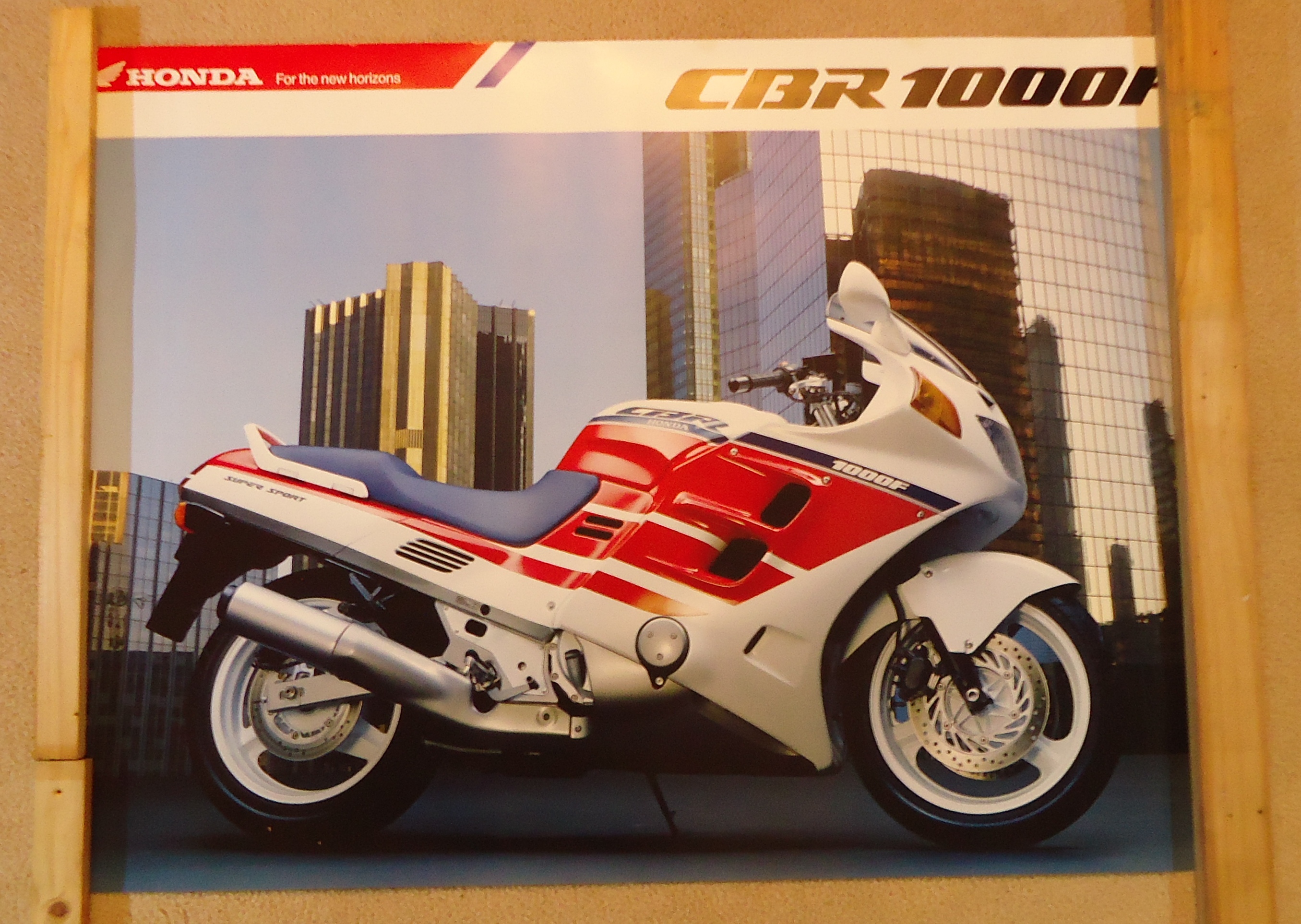 (image for) Motorcycle Poster - Honda CBR100