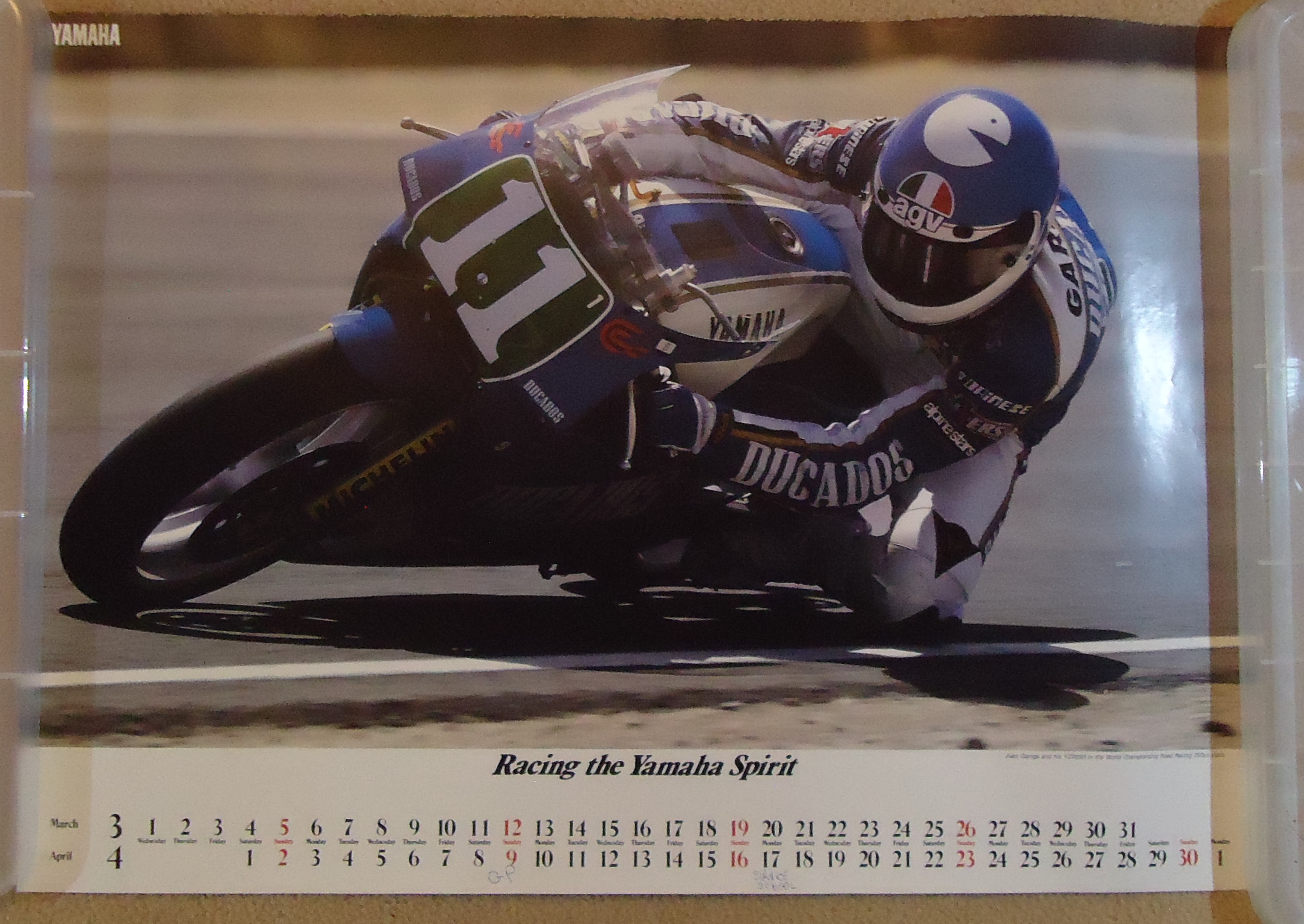 (image for) Motorcycle Poster, Yamaha Racing Garriga
