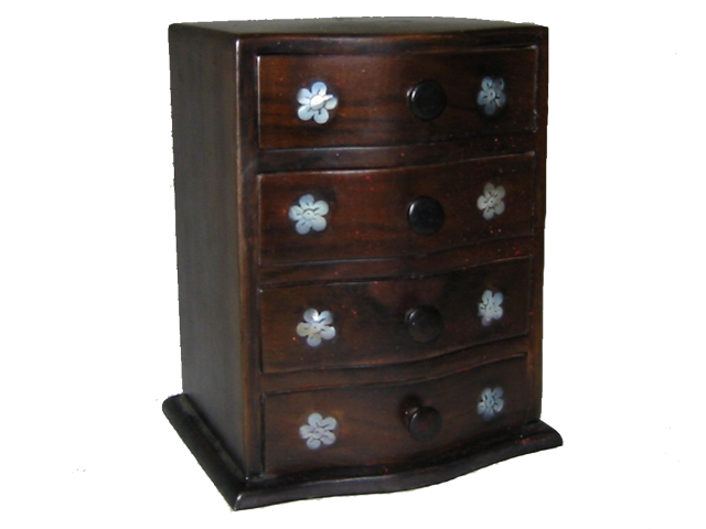 (image for) Hand Crafted Chest of Drawers in miniature.